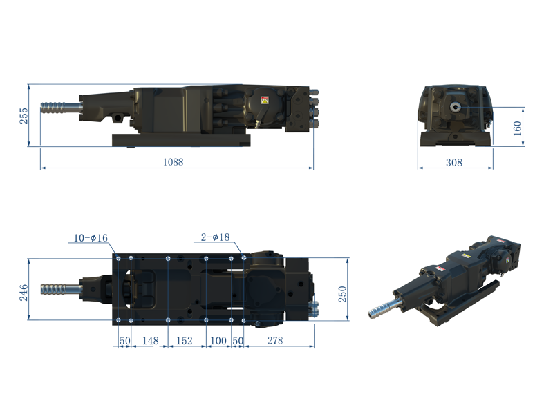 HLX5重型液壓鑿巖機(jī)